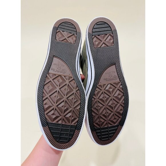 Converse Men's 12 Olive Green Chuck Taylor High Top Sneaker - Picture 3 of 5